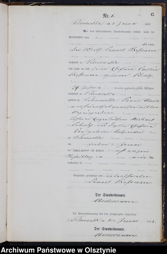 image.from.unit.number "Sterbe-Neben-Register Nr 1 - 100"