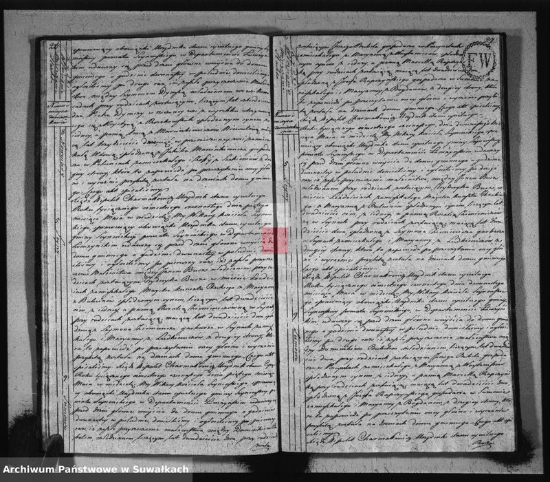 image.from.unit.number "Akta stanu cywilnego zaślubionych w gminie seyneńskiey od 1-go stycznia 1816 roku."