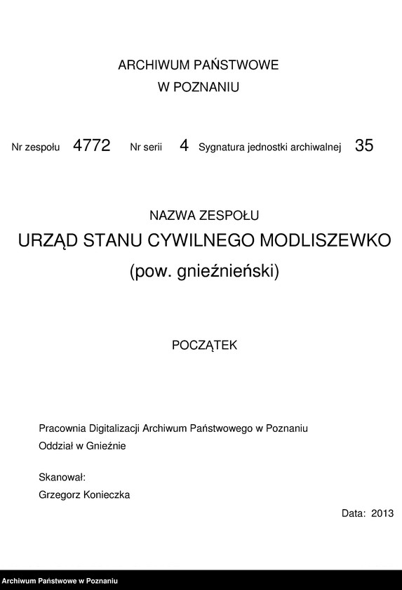 Obraz 3 z jednostki "Księga zgonów"