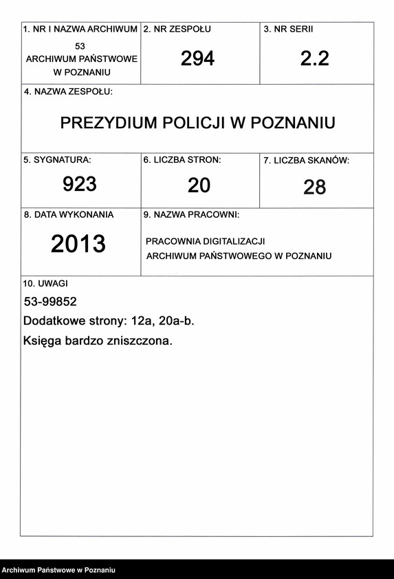 Obraz 1 z jednostki "A. betr. /Edward Michałek, redaktor Gazety Wielkopolskiej/"