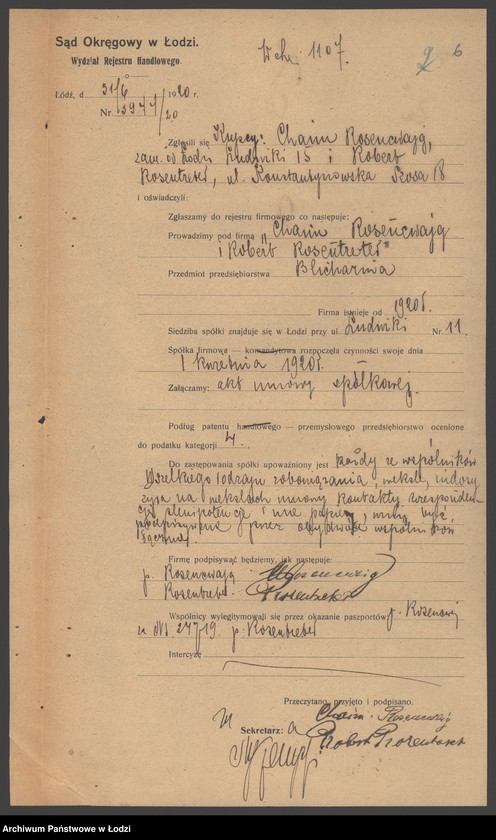 Obraz 8 z jednostki "Chaim Rozencwajg i Robert Rosentreter- blicharnia"