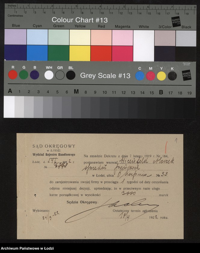 Obraz 3 z jednostki "Moszek Wicenfeld- sprzedaż pończoch"