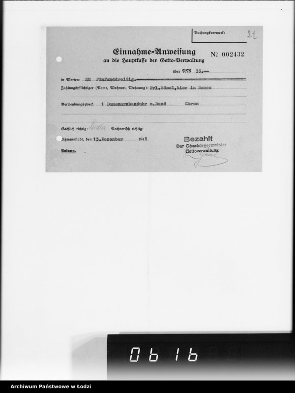 Obraz 20 z jednostki "Rechnungen für Schmucksachen"