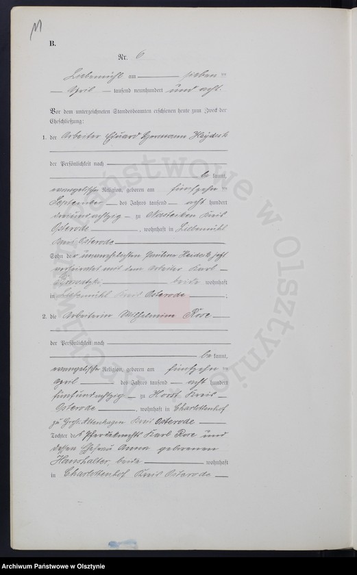 image.from.unit.number "Heirats-Neben-Register Nr 1 - 28"