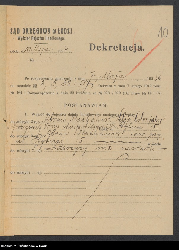 Obraz 12 z jednostki "Abram Flacbaum- sklep kolonialno-spożywczy"