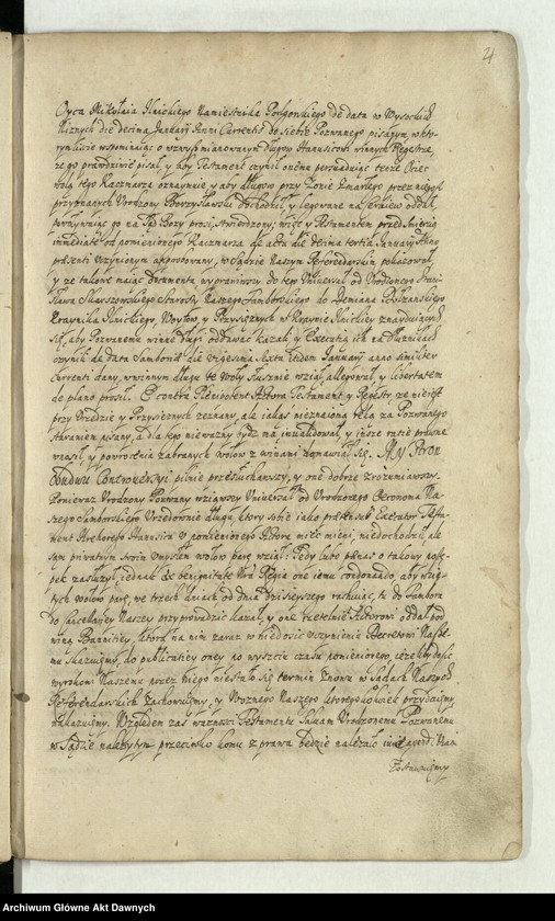 image.from.unit.number ""Akta i dekreta sądów J. K. M. referendarskich za panowania Jana Kazimierza - - króla polskiego - - Za urzędu Andrzeja z Olszowej Olszowskiego dziekana krakowskiego, proboszcza poznańskiego, gnieźnieńskiego, warszawskiego kanonika, a po tym nominata biskupa chełmińskiego, referendarza koronnego. Annorum 1660 et 1661"."