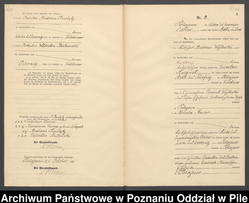 Obraz 19 z jednostki "Księga małżeństw"