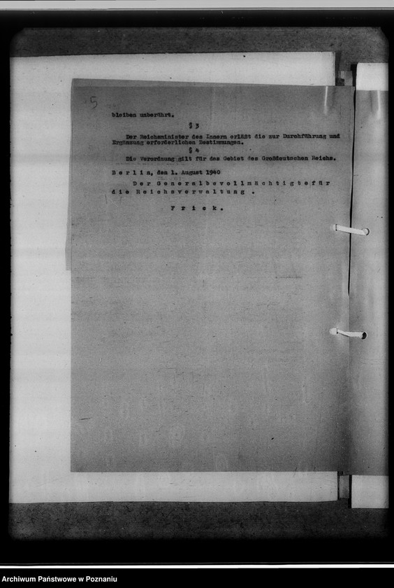 Obraz 9 z jednostki "Erlasse oberster Reichsstellen"