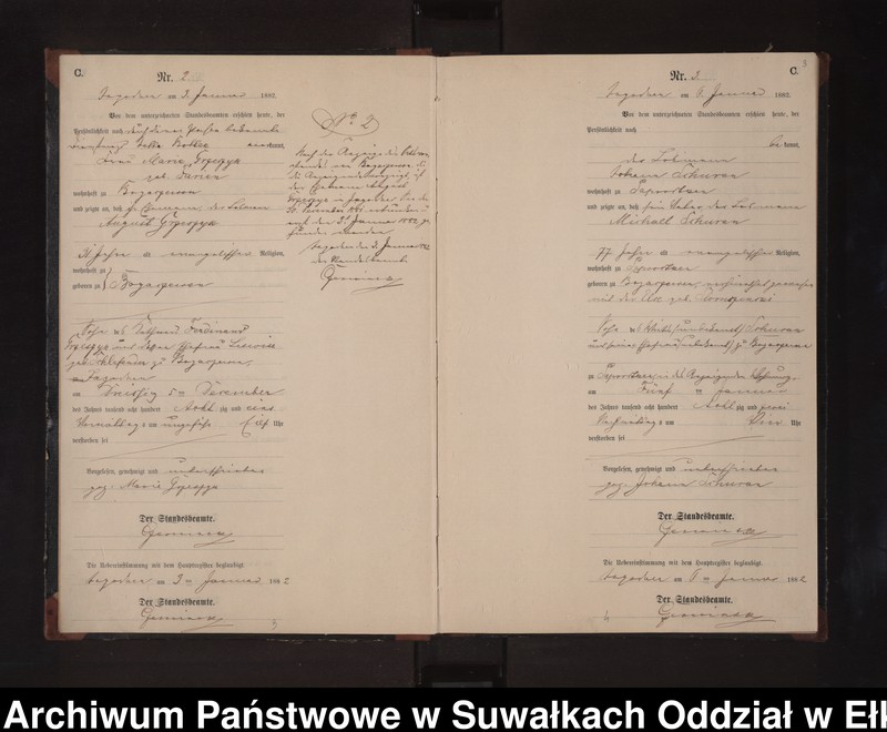 image.from.unit.number "Sterbe-Neben-Register des Preussischen Standes-Amtes Rydzewen Kreis Loetzen"