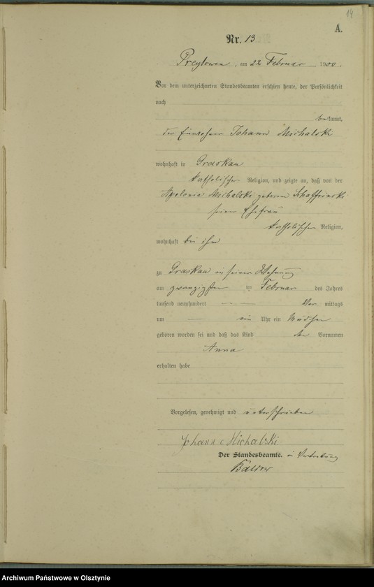 image.from.unit.number "Geburts-Haupt-Register Nr 1 - 74"