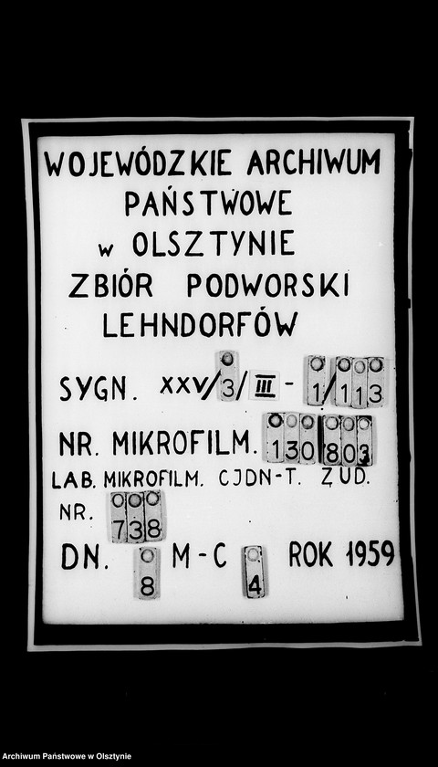 image.from.unit.number "/Den Eisenbahnbau zwischen Tolksdorf- Rastenburg, bei Korschau, Pr. Eylau u. Bartenstein betreffend u. den Bau des Wilhelmsstifts Unter den Linden Nr. 17-18/"