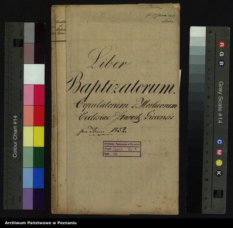Obraz 2 z jednostki "Liber baptisatorum"