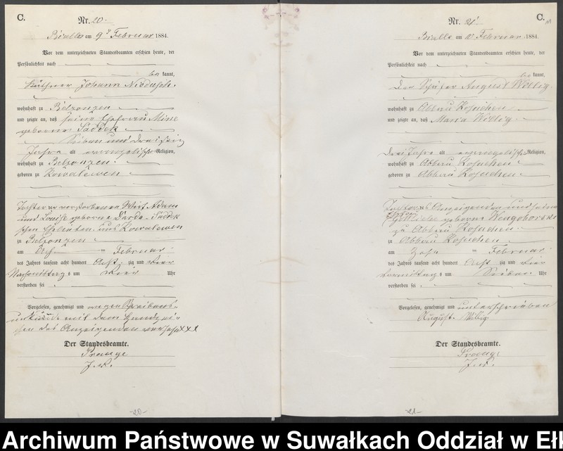 image.from.unit.number "[Sterbe-Haupt-Register des Königlich Preussischen Standes-Amtes Belzonzen Kreis Johannisburg]"