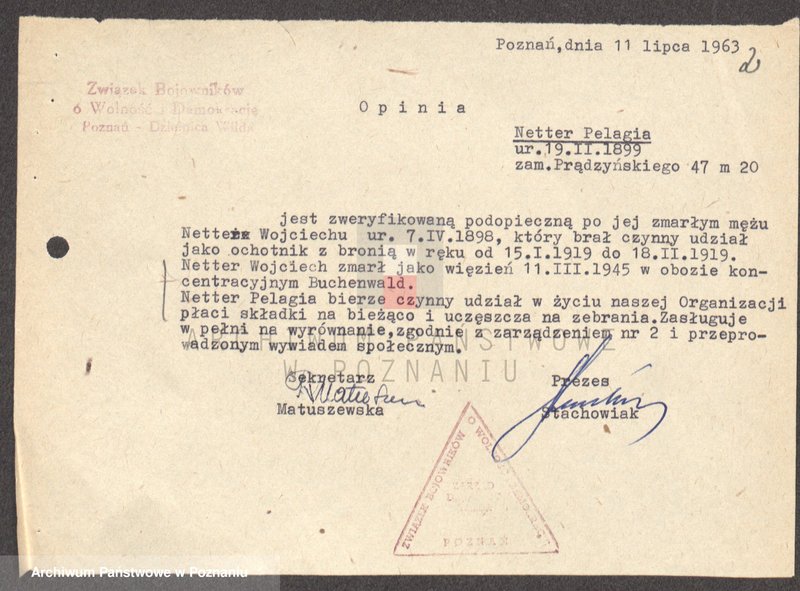 Obraz 14 z jednostki "Życiorysy powstańców wielkopolskich: N - tom ll /Netter Wojciech - Nowaczyk Stanisław/."