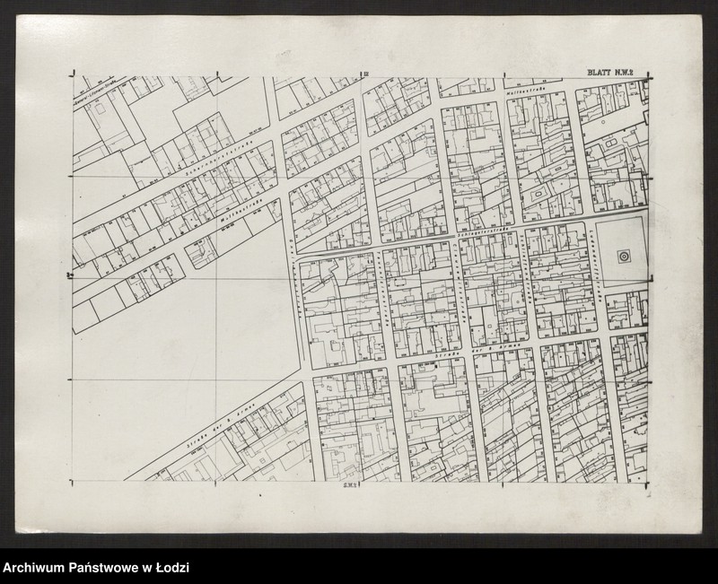 Obraz 3 z jednostki "Plan miasta Łodzi Sekcja NW 2"