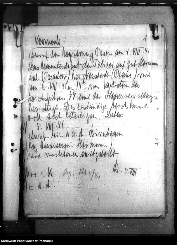 Obraz 5 z jednostki "Pferdedepot der Polizei - Hermanntal bei Neustadt (Posadowo, powiat Nowy Tomyśl) I"