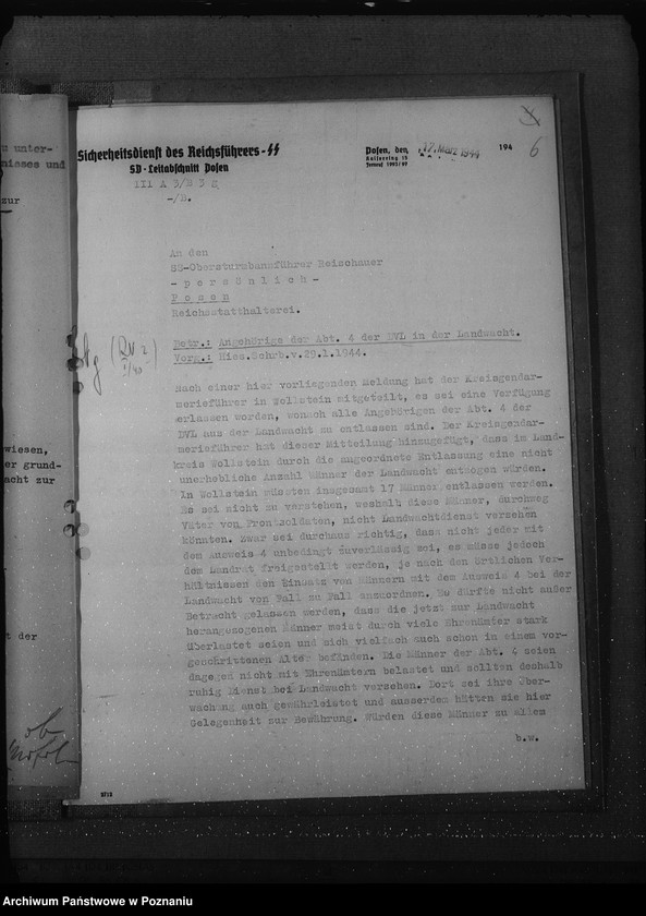 Obraz 10 z jednostki "Angehörige der Abteilung IV. und III. In der Landwacht"