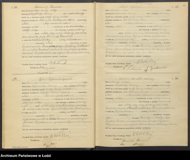 Obraz 17 z jednostki "Akta zgonów"