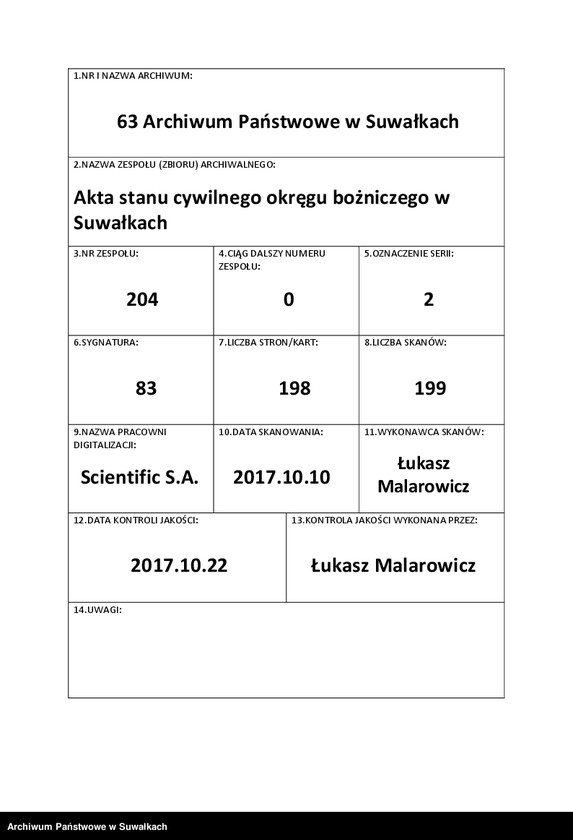 image.from.unit.number "Dowody do aktów ślubu Suwalskiego Okręgu Bożniczego 1930 rok"
