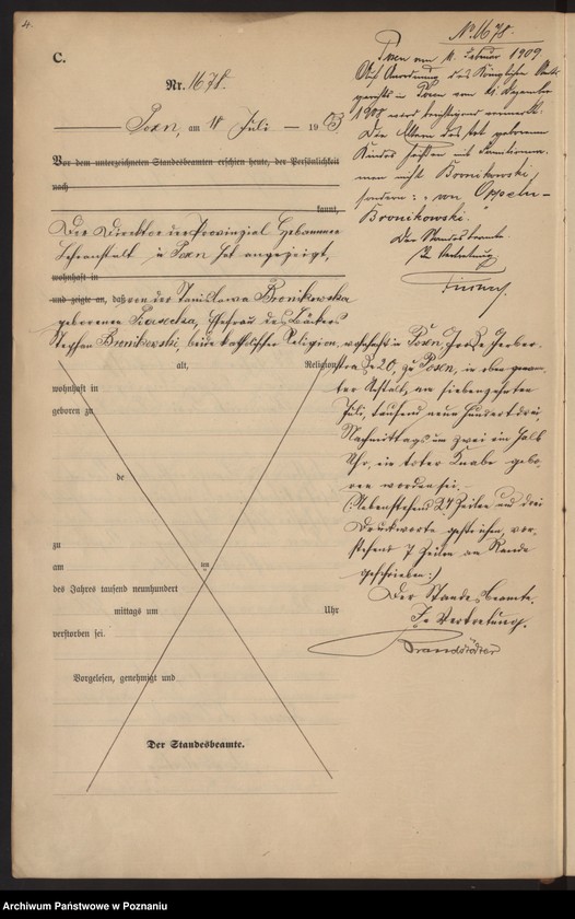 Obraz 7 z jednostki "Księga zgonów tom IV"