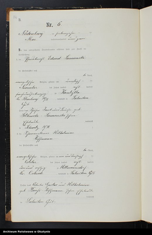 image.from.unit.number "Heiraths-Neben-Register Nr 1 - 33"