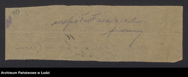 Obraz 12 z jednostki "Mordka Sommerfeld- sprzedaż przędzy i manufaktury"