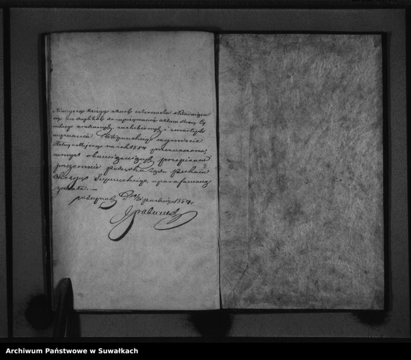 image.from.unit.number "Duplikat Akt Urzędnika Stanu Cywilnego Wyznania Filipońskiego Gminy Hołny Mejerowskie Okręgu tego nazwiska Urodzonych, Zaślubionych i Umarłych z roku 1854"