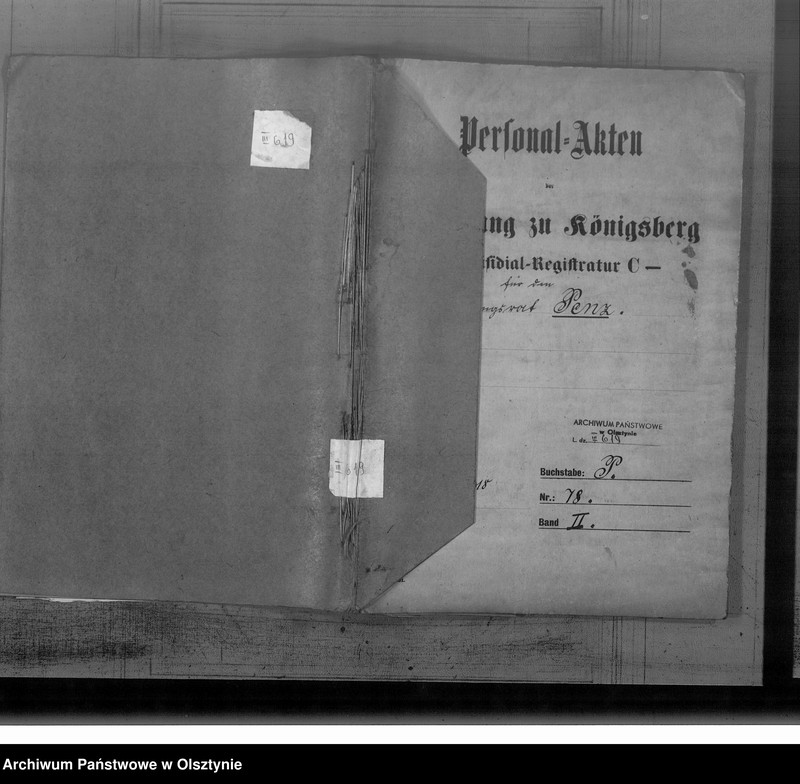 image.from.unit.number "Personal-Akten für den Rechnungsrat Penz [Richard]"