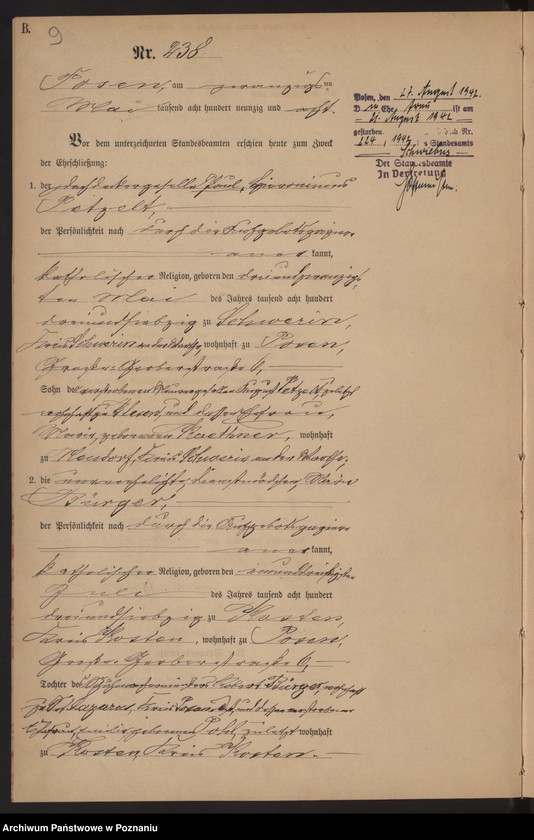 Obraz 12 z jednostki "Księga małżeństw t. II"