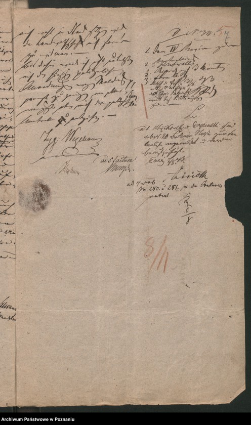 Obraz 11 z jednostki "A. betr. die polizeiliche Beaufsichtigung des polnischen Überläufers Sigismund von Więckowski zu Gembitz"