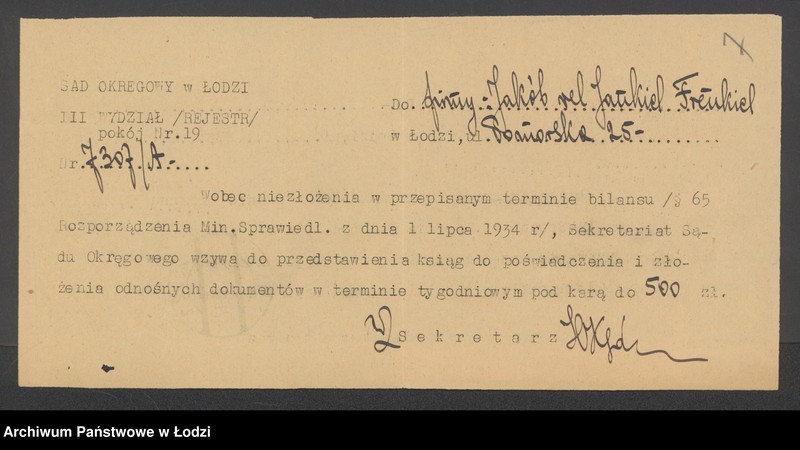 Obraz 9 z jednostki "Jankiel Frenkiel- sprzedaż manufaktury"