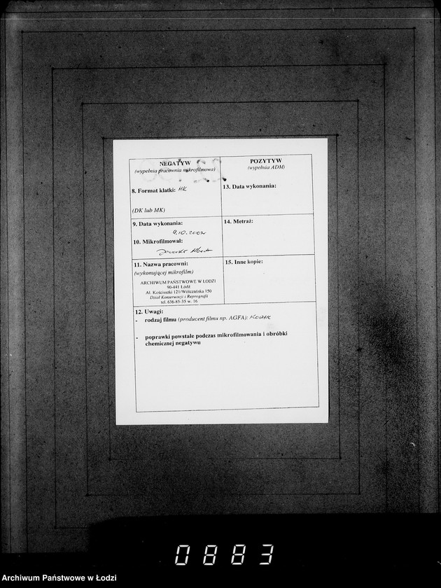 Obraz 3 z jednostki "Ablage [Korespondencja dostawców do Getta dot.wagonowych przesyłek produktów żywnościowych, opału do stacji Radogoszcz]"