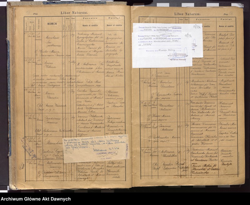 image.from.unit.number "Parafia: Lwów, par. św. Marcina. Dekanat: Lwów. Księga metrykalna urodzeń, ślubów i zgonów dla parafii miejskiej i przedmieść: Zamarstynów i Zniesienie."