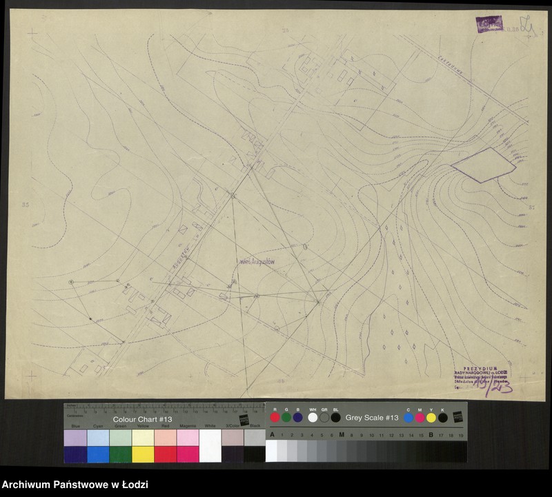 Obraz 1 z jednostki "Plan m. Łodzi 1:2000, odbitki. Sekcja SO 36"