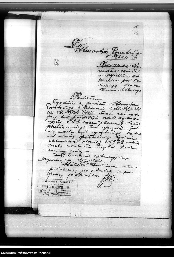 Obraz 20 z jednostki "Gmina Kościelec powiat kaliski /sprawy leśne/"