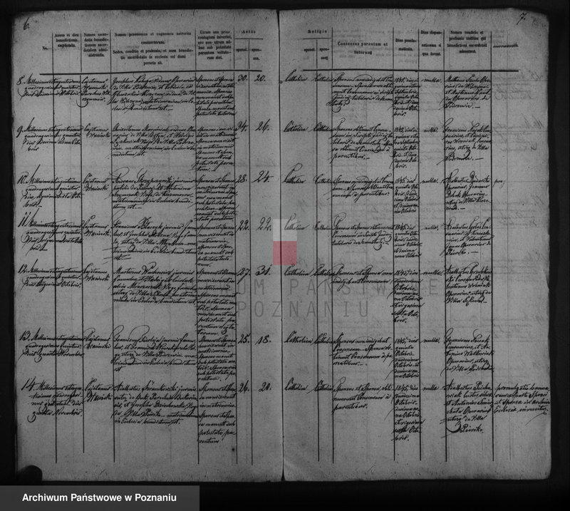 Obraz 6 z jednostki "Duplicat copulatorum, baptisatorum, mortuorum"