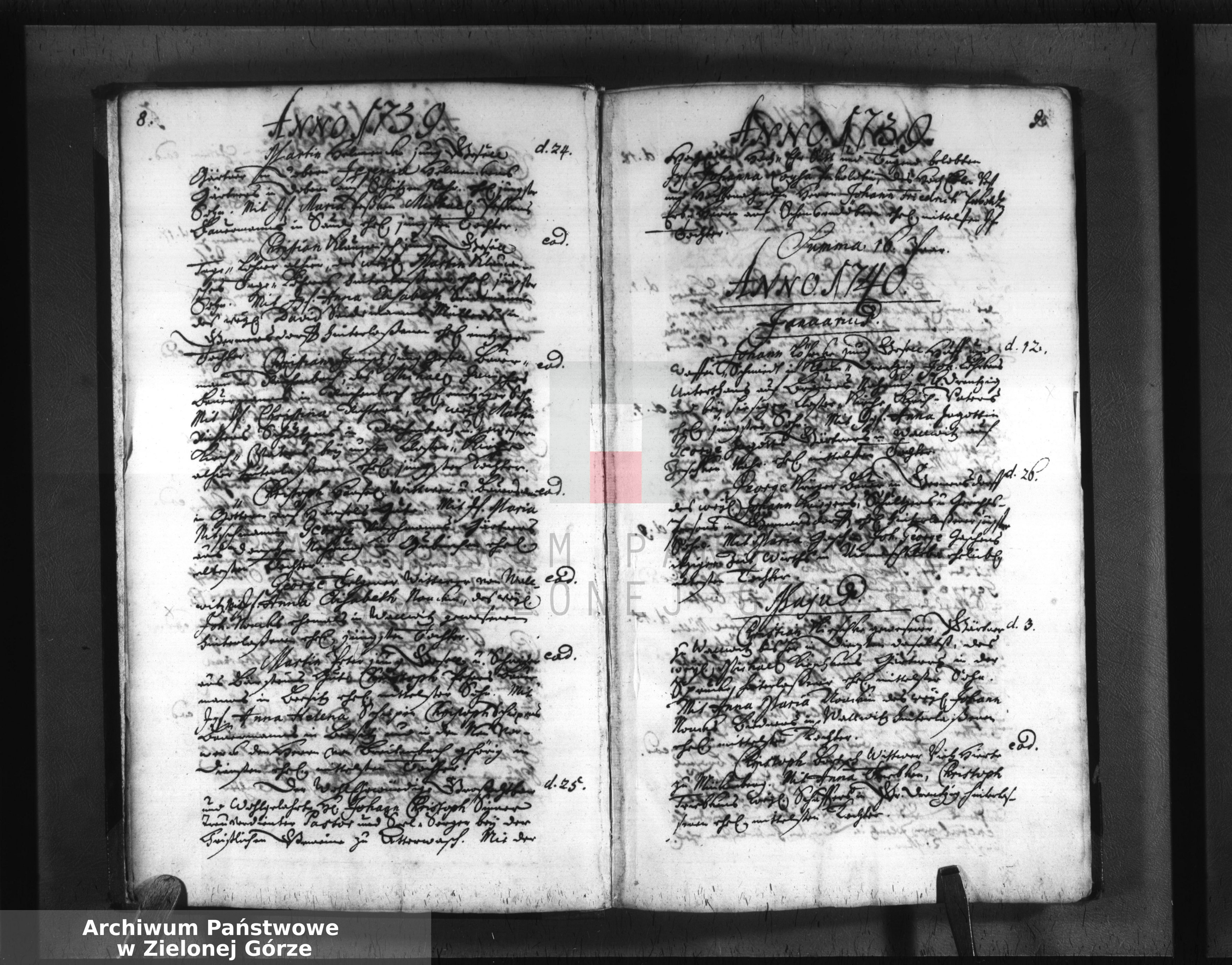 Skan z jednostki: Trauregister von 1737-1801