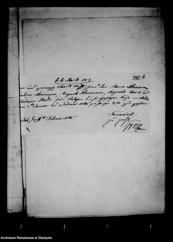 image.from.unit.number "Ausgabe- Beläge zur Gr. Steinorter Gutsrechnung"