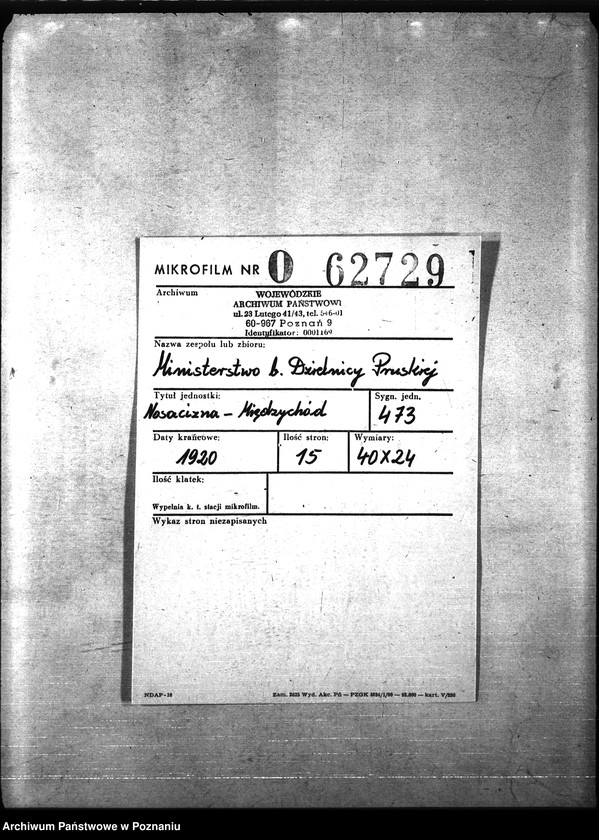 Obraz 2 z jednostki "Nosacizna - Międzychód"