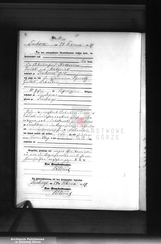 Obraz 13 z jednostki "Sterbe-Neben-Register"