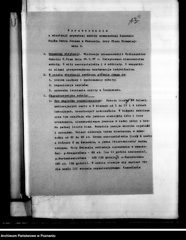 Obraz 18 z jednostki "Prywatna Szkoła Powszechna żeńska Najświętszego Serca Jezusowego- Poznań"