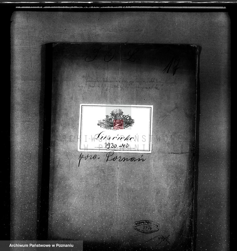 Obraz 4 z jednostki "Plan urządzenia gospodarstwa leśnego dla lasu majętności Lusówko powiat poznański 1930-1940"