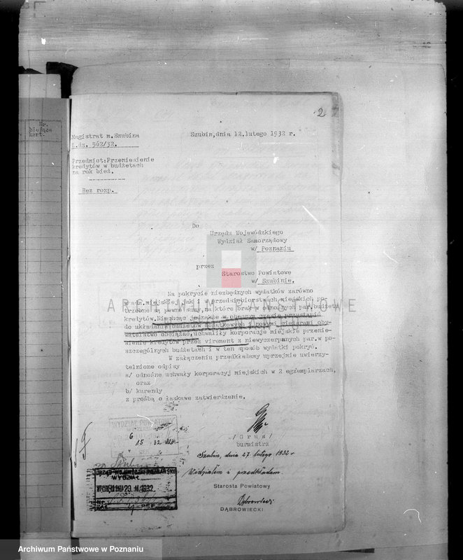 Obraz 5 z jednostki "Budżety i sprawy rachunkowe miasta Szubina"