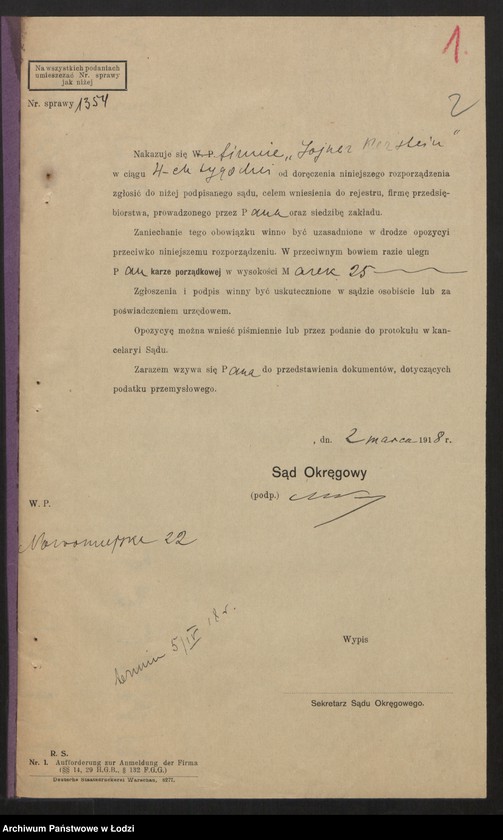 Obraz 4 z jednostki "J. Kerstein - sprzedaż chustek"