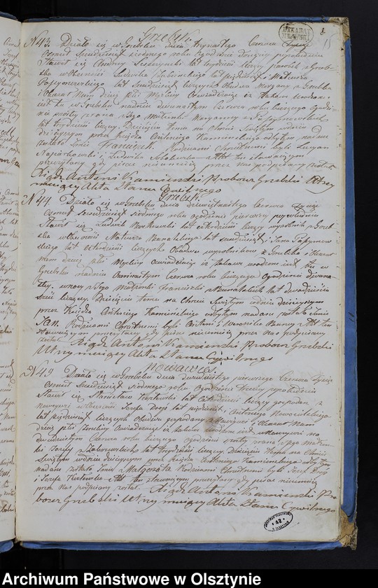 image.from.unit.number "Duplikat Aktów Urodzenia, Zaślubień, Zejścia z Parafii Grzebskiej z Roku 1867"