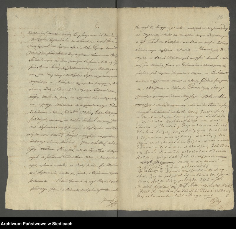 Obraz 9 z jednostki "Volumen 6ty. Księga Isza z roku 1815 [Akta notarialne od numeru 1 do numeru 174]"