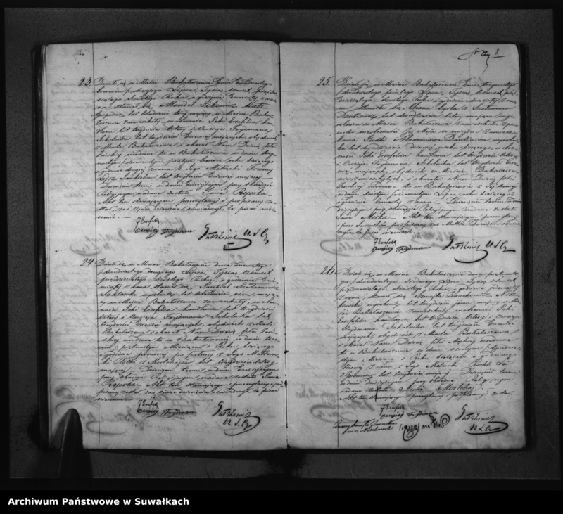 image.from.unit.number "Duplikat Akt Urodzonych, Zaślubionych i Umarłych Urzędnika Stanu Cywilnego Wyznania Mojżeszowego Okręgu Bakałarzewskiego za rok 1856"