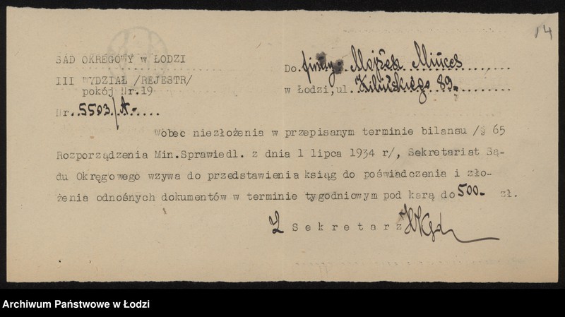 Obraz 16 z jednostki "Mojżesz Minces- sprzedaż firanek"