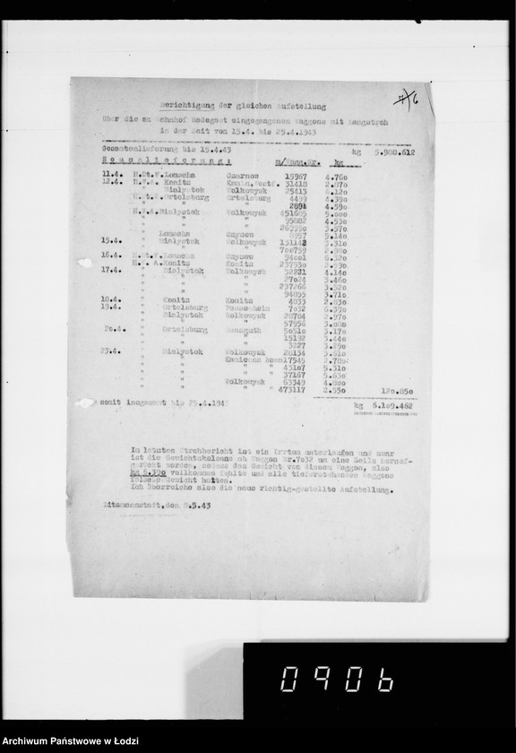 Obraz 11 z jednostki "Strohschuhe. Rechnungen, Frachtberichte, Waggon-Eingang"
