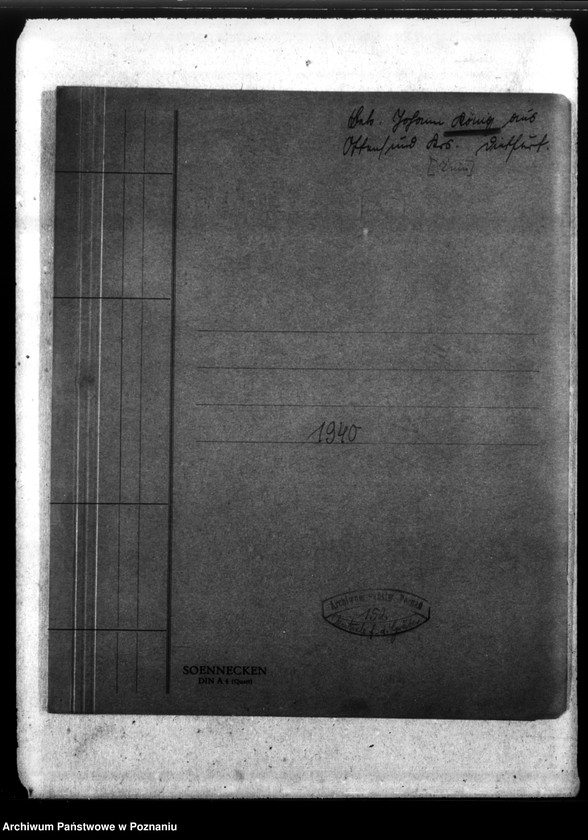 Obraz 4 z jednostki "Johann König ans Ottensund, Kreis Dietfurt (Żnin)"